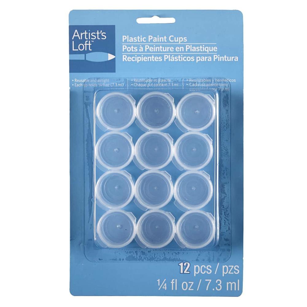 Art Storage |  24 Packs: 12 ct. (288 total) Plastic Paint Cups Art Storage Art Storage