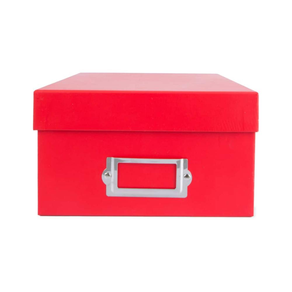 Craft Storage |  Red Photo Box Craft Storage Craft Storage