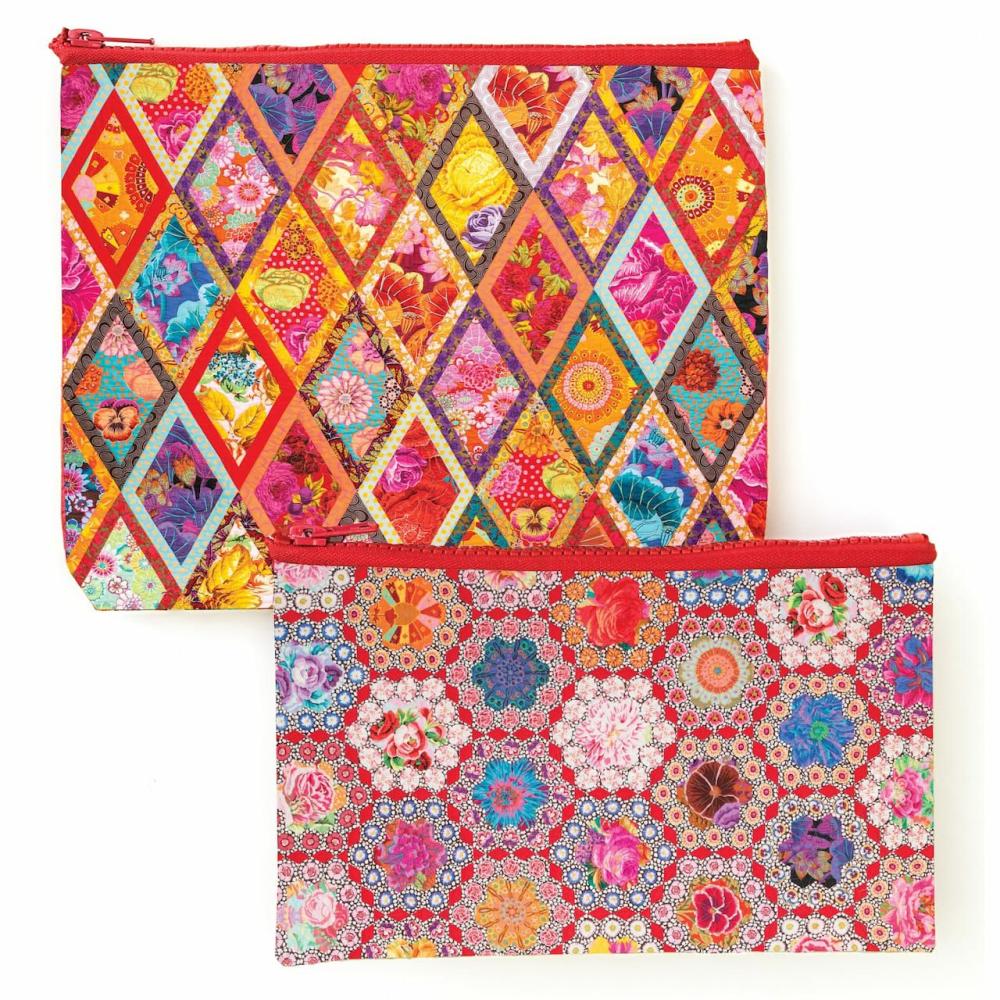 Yarn Storage |  Fabulous Florals Eco Pouch Set Storage Yarn Storage