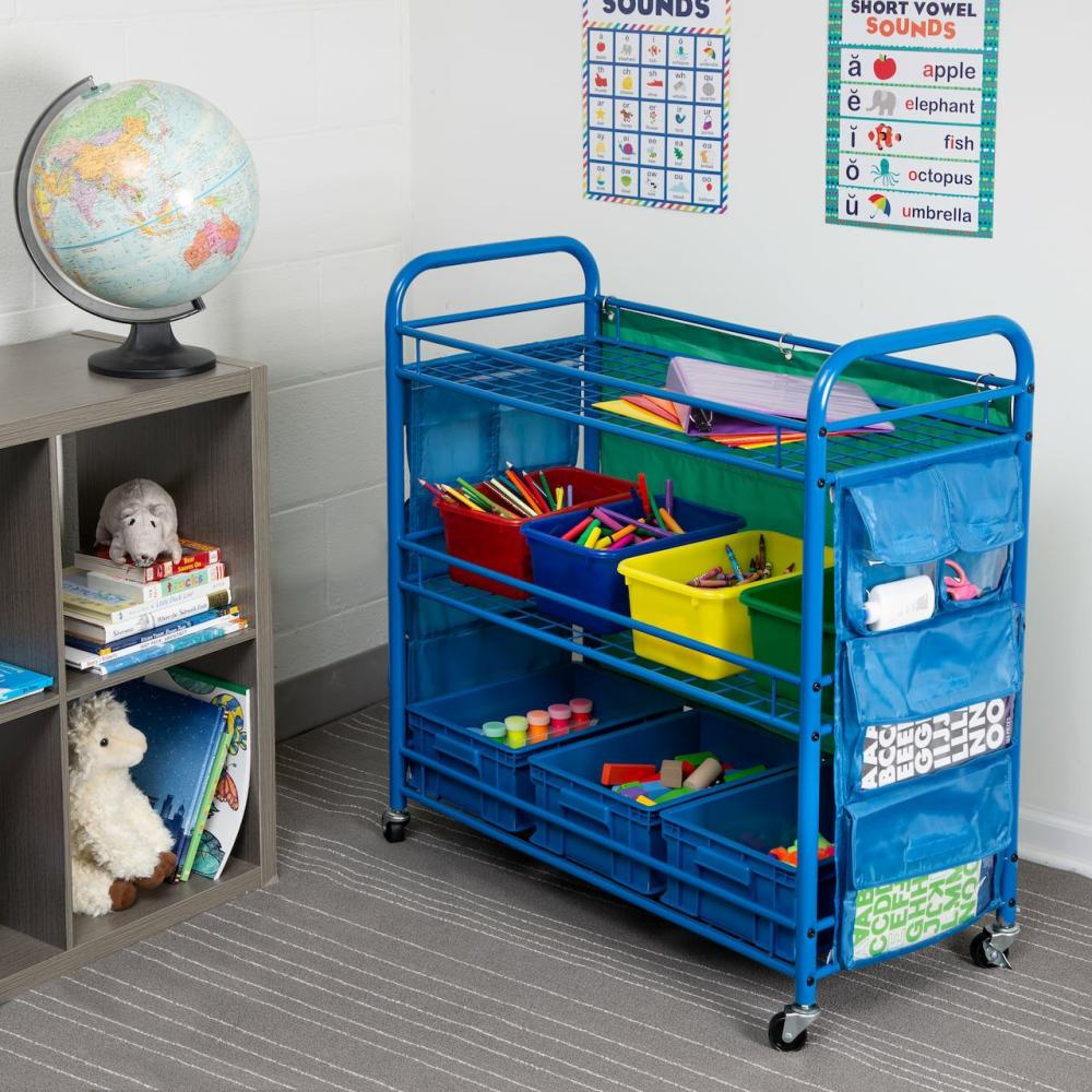 Kids Art Storage |  All-Purpose Teaching Cart Kids Art Storage Kids Art Storage