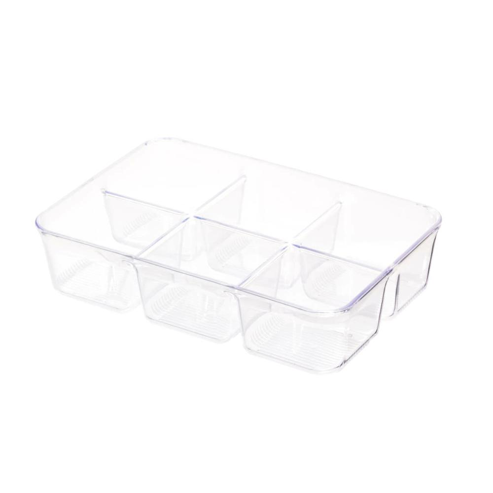 Plastic Storage Bins & Totes |  6 Compartment Plastic Drawer Organizer Craft Storage Craft Storage