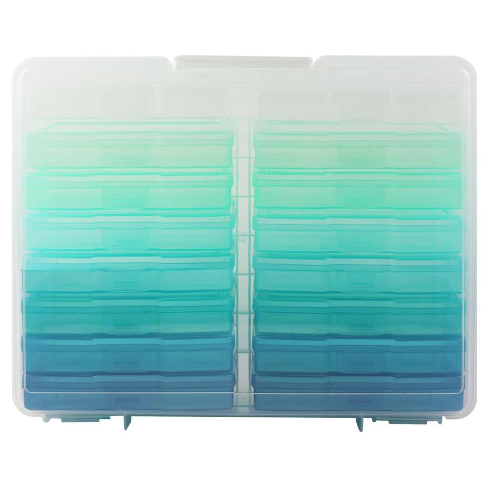 Craft Storage |  8 Pack: Blue Ombre Photo & Craft Keeper Craft Storage Craft Storage